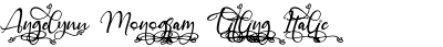 Angelynn Monogram Titling Italic